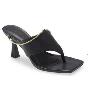 OPEN Edit Thong "Quentin" Sandals BNWOT Heels Women New Chain